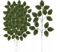 Set 12 foglie artificiali di rose 47 cm