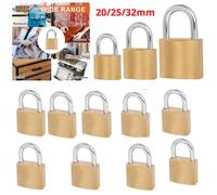 Set 12 lucchetti ad arco 20mm 25mm 32mm con 2 chiavi per armadietto valigia