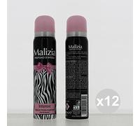 Set 12 MALIZIA Deodorante Donna Spray 100 Intense profumo per il corpo