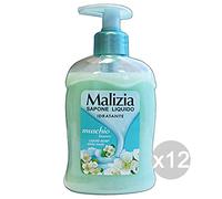 Set 12 MALIZIA Sapone Liquido Muschio Bianco 300 Ml Igiene E Pulizia Personale