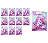 Set 12 Maschere Viso per Bambini Unicorno 25 ml