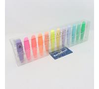 SET 12 MINI EVIDENZIATORI PALETTE TINTA UNITA 61702
