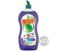 Set 12 NELSEN Piatti Aceto/Lavanda Lt 1 Detersivi E Pulizia Della Casa