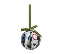 Set 12 palline di Natale con motivi di vino Ø 7,5 cm