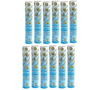 Set 12 Party Popper Tubi della fortuna spara coriandoli soldi monete (30 cm)