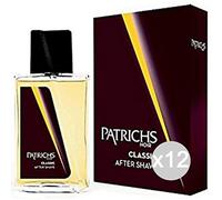 Set 12 PATRICHS Noir Dopobarba Classico 75 Ml Prodotto Per La Rasatura Uomo