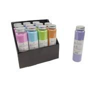 SET 12 PEZZI BARATTOLO CON SABBIA COLORATA DECORATIVA DECORAZIONE CASA 133667