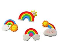 set 12 pezzi, Bomboniera "ARCOBALENO CALAMITA (4 colori assortiti) confettata, MAGNETE, segnaposto, MATRIMONIO NOZZE, WEDDING CM 6 (ggQH1858)