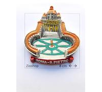 SET 12 PEZZI Calamita Magnete da Frigo Souvenir San Pietro Alto Rilievo VATICANO