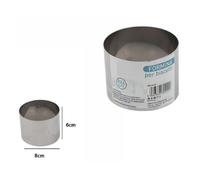 SET 12 PEZZI FORME FORMINA STAMPI PER DOLCI TORTE BISCOTTI ROTONDE 8X6 CM 60420