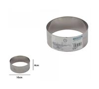 SET 12 PEZZI FORMINA FORME STAMPI PER DOLCI TORTE BISCOTTI ROTONDE 10X4 CM 60418