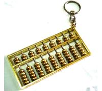 SET 12 PEZZI Pallottoliere Abaco Portachiavi 6x2.5cm Regalo Gadget Pensierini Fe