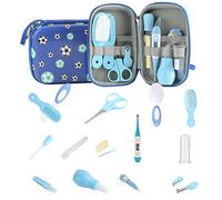 Set 12 pezzi per la cura del bambino, set per le unghie del bambino, taglierina di sicurezza, pettine aspiratore nasale, set per la cura del bambino, set per il bagno del bambino