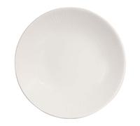 Set 12 Piatti Fondi Churchill da 25,5 cm Decorazione Bamboo Bianco