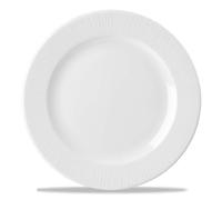 Set 12 Piatti Piani Churchill da 26,1 cm Decorazione Bamboo Bianco