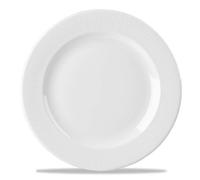 Set 12 Piatti Piani Churchill da 27,6 cm Decorazione Bamboo Bianco