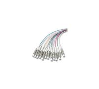 Techly Professional Set 12 Pigtail Fibra Ottica Multimodale OM3 LC 50/125 2 m