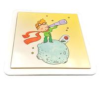 SET 12 pz Sottopentola Quadretto PICCOLO PRINCIPE Ceramica Bomboniere Matrimonio, Battesimo, Comunione, Laurea, Cresima, Anniversari di Matrimonio e regali utili, originali ed economici (16,5X16,5)