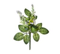 Set 12 Rami in Legno con Mele H 11 cm