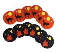 Set 12 sottobicchieri Assortiti in Feltro per Halloween diam. 11 cm