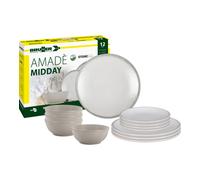 Brunner 0830148N.C8X Set Stoviglie da Campeggio per 4 Persone, Midday Amadè, 12 Pezzi