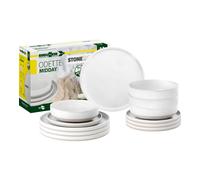 SET 12 STOVIGLIE DA CAMPEGGIO BRUNNER "ODETTE" IN STONE TOUCH ANTISCIVOLO