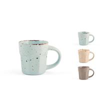 Set 12 Tazze Caffe' Country In Stoneware Cc100 Home (COLORI MISTI)