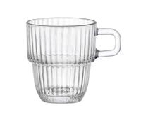 Set 12 Tazzine Tazze Caffè Espresso in Vetro Trasparente Barshine 8,9 cl Borm...