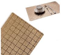 Set 12 Tovagliette americane plastica antimacchia impermeabile colazione 30x45cm