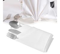 Set 12 tovaglioli da sposa in cotone eleganti e versatili tovaglioli da pranzo 4