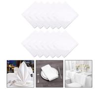 Set 12 tovaglioli in stoffa ristorante 40x40 cm tovaglioli da pranzo per feste e