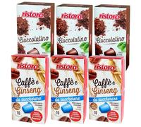 Set 120 Capsule Ristora miste compatibili con le Macchine ad uso domestico Nespresso* 60 Ginseng da zuccherare 60 cioccolatino