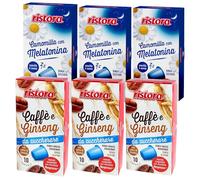 Set 120 Capsule Ristora miste compatibili con le Macchine ad uso domestico Nespresso* 60 Ginseng da zuccherare 60 camomilla