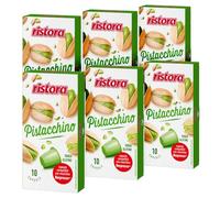 Set 120 Capsule Ristora - Pistacchio - Compatibili con Macchine ad uso domestico Nespresso* - Bevande Solubili - 100% Made in Italy - Prodotto Originale