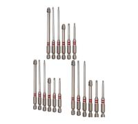 Set 12pz per punte Cacciavite Magnetiche Pagoda Design Esagonale per Avvitatori