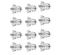 Set 12pz Tacchetti 13mm e 16mm Filettatura M5 | Design conico per massima stabilità, riduce rischi di infortunio, adatto a superfici solide e morbide