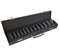 Set 13 bussole boccole esagonali a impatto attacco 1/2" da 10 a 32mm