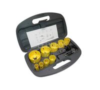 SET 13 PEZZI FRESE SEGHE BI-METALLO FRESA A TAZZA PUNTA FORA SEGA METALLO LEGNO