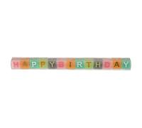 SET 13 VELAS DADO HAPPY BIRTHDAY 40X3CM