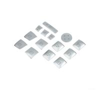 Set 14 Cornici Cromate Tasti Alzavetro per mercedes Set 14 Cornici | Compatibile per mercedes E W212, GLK, ML, design per preciso, per colore argento elegante, durata nel tempo