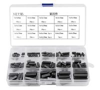Set 140 Pezzi Chiavette Aghiformi Tondo, A3 Acciaio Carbonio, Misure Miste 8-30mm - Resistente alla Ruggine, Organizzazione Pratica, Utile per Attrezzi Smontabili