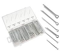 Set 144 copiglie grandi, 144 spine di sicurezza in 6 diverse dimensioni con cassetta