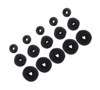 Set 15 Pezzi Creatore di Chignon per Chioma Nero in Nylon | Cerimonia e Ballo, Dona Volume e Pienezza, Accessorio Leggero per Raccolta Ordinata