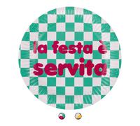 Set 15 piatti monouso in carta, More Amor