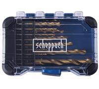 Set 15 punte elicoidali hss Scheppach hss15