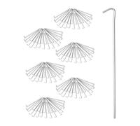 Set 150 picchetti tenda acciaio zincato pioli ancoraggio paletti ganci 22 cm