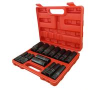 SET 15pz BUSSOLE BOCCOLE ESAGONALI A IMPATTO 1/2" 10-32mm