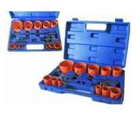 SET 15pz FRESE A TAZZA CAROTATRICI SEGHE METALLO CARTONGESSO PLASTICA 19-76mm