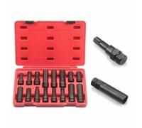 Set 16 chiavi smontaggio montaggio dadi bulloni sicurezza antifurto ruote auto