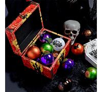 Set 16 Palline Halloween Ornamenti Plastica 6CM per Albero da Appendere Decorazi